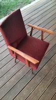 Armlehnstuhl Sessel rot Vintage DDR 60er Jahre Sachsen - Thiendorf Vorschau