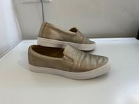 Lacoste Schuhe Sneaker Slipper Espadrilles gold weiß Gr 37,5 Hessen - Babenhausen Vorschau