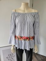 Boho Bluse blau/weiß gestreift Nordrhein-Westfalen - Kleve Vorschau