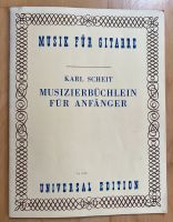 Noten Musik für Gitarre Karl Scheit Musizierbüchlein für Anfänger Thüringen - Weimar Vorschau