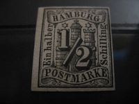 Briefmarken Hamburg MiNr. 1 mit Falzrest Baden-Württemberg - Konstanz Vorschau