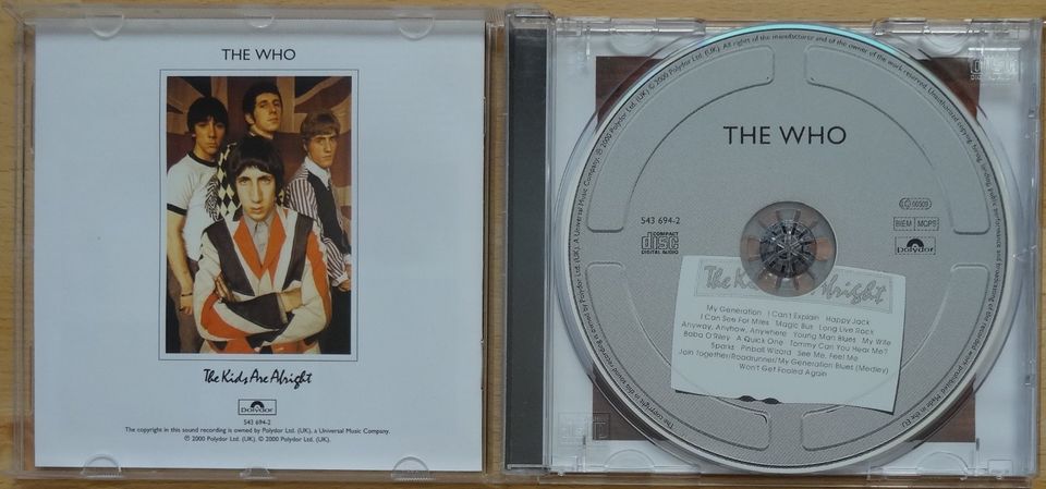 The Who - The Kids Are Alright (Soundtrack) CD in Fraunberg