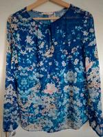 Blaue Bluse mit Blumenmuster von Esprit in Größe S Hessen - Biebergemünd Vorschau
