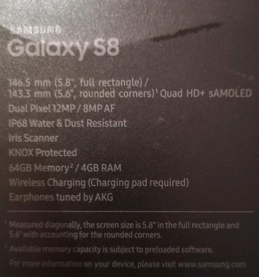 SAMSUNG GALAXY S8 64GB in Dortmund