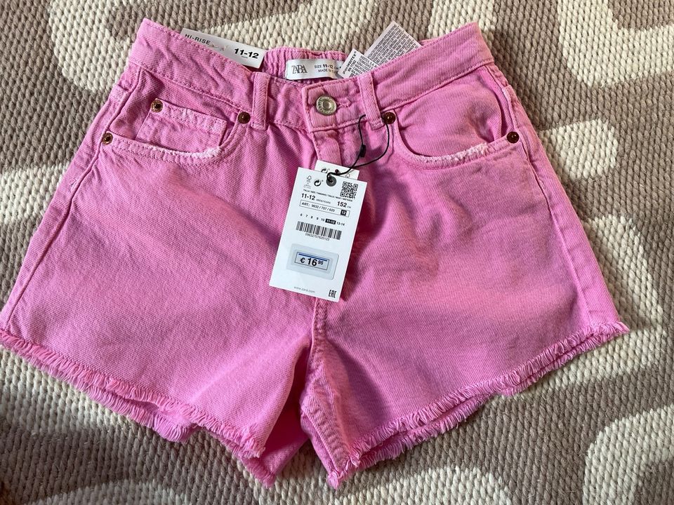 Zara Jeansshorts  Shorts kurze Hose 152 neu mit Etikett in Leipzig