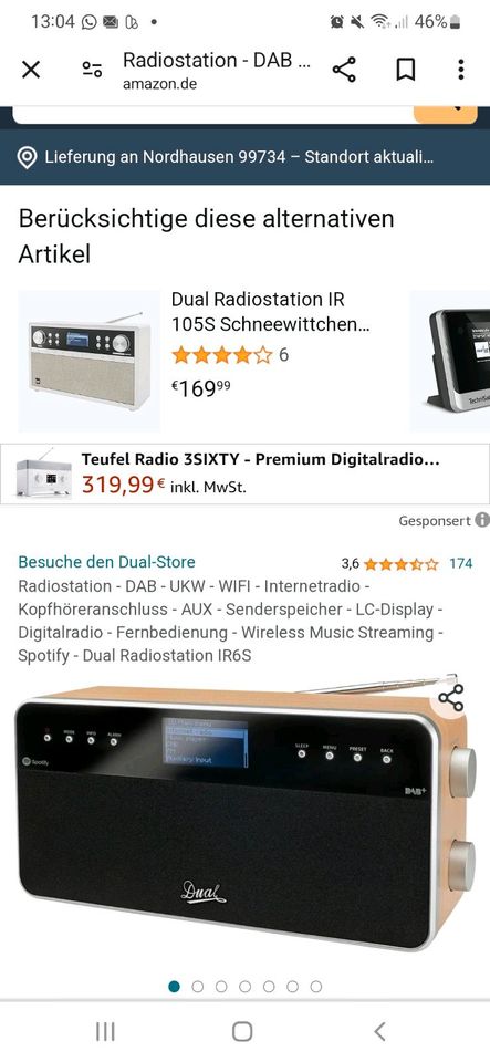 Dual Radiostation IR 6S in Nordhausen