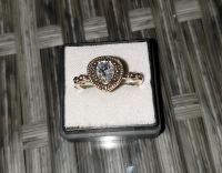 Damen Ring silberfarben mit Kristallstein Größe 54 17,4mm Nordrhein-Westfalen - Haan Vorschau