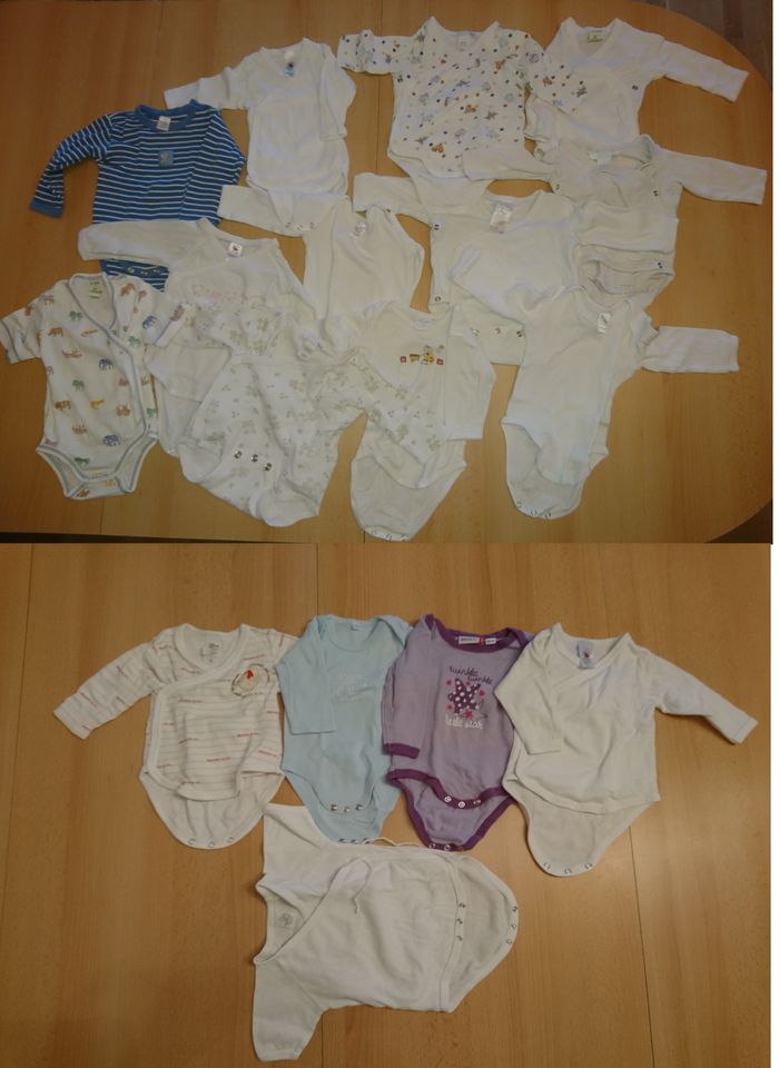 Babysachen 15 Bodys Langarm Kurzarm 50/56 Set Paket Babykleidung in Berlin