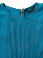 Seidenbluse mit Biesen Zara Woman petrol Gr. S, schwarz Gr. M München - Schwabing-West Vorschau