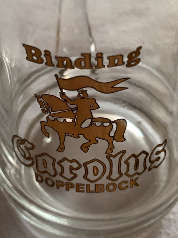 Bierkrug von Binding  „Carolus  Doppelbock „ in Rödermark