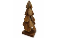 Holz Weihnachtsbaum Tannenbaum 40cm Teak Wurzelholz Baum Deko neu Sachsen - Zschopau Vorschau