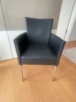 Leder Stuhl schwarz für Schreibtisch etc. München - Allach-Untermenzing Vorschau