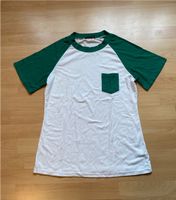 T-Shirt Basic Vintage grün weiß Gr. S wie neu Baden-Württemberg - Appenweier Vorschau