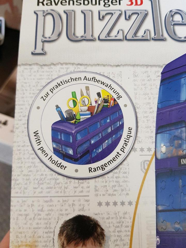 3D Puzzle Harry Potter Knight Bus 216 Teile Stiftebox nachtbus in Schwerin