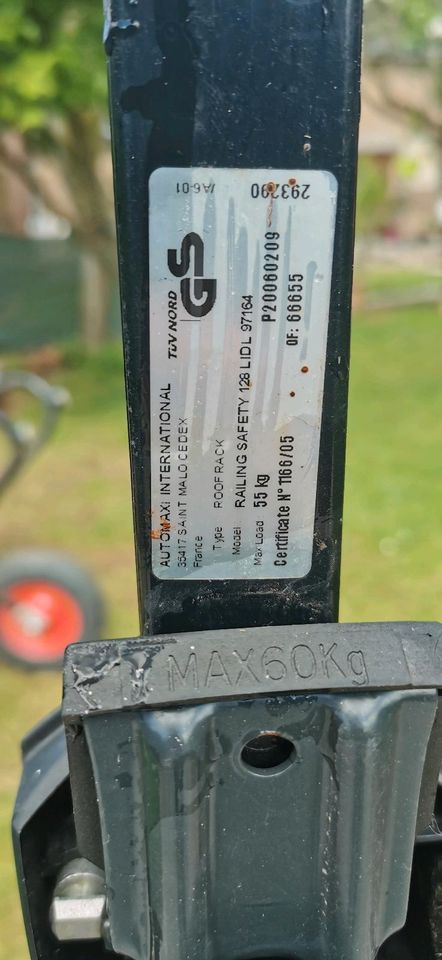 Fahrradträger Automaxi Railing Safety mit Toyota befestigungssatz in Nörvenich