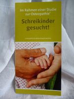 Dreimonatskolik Schreikinder für osteopathische Studie gesucht! Thüringen - Weimar Vorschau