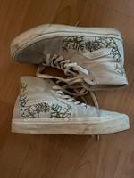 Vans bestickt Wiesenblumen Creme Stickerei beige 39 Pankow - Weissensee Vorschau