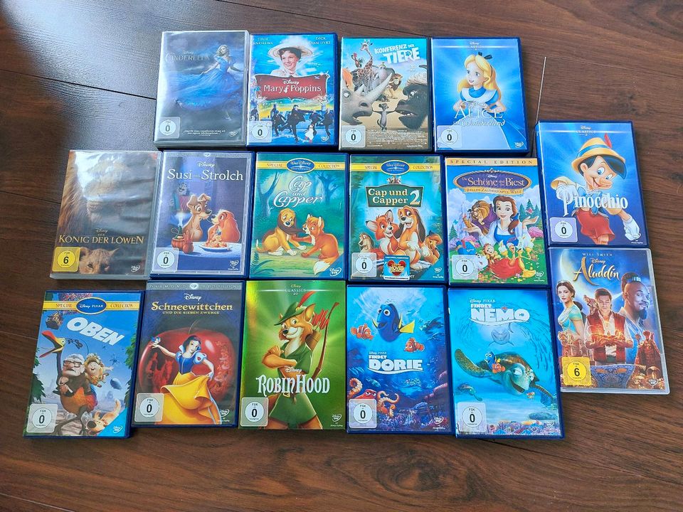 Disney DVD Sammlung Aladdin,König der Löwen,Oben in Hagen im Bremischen