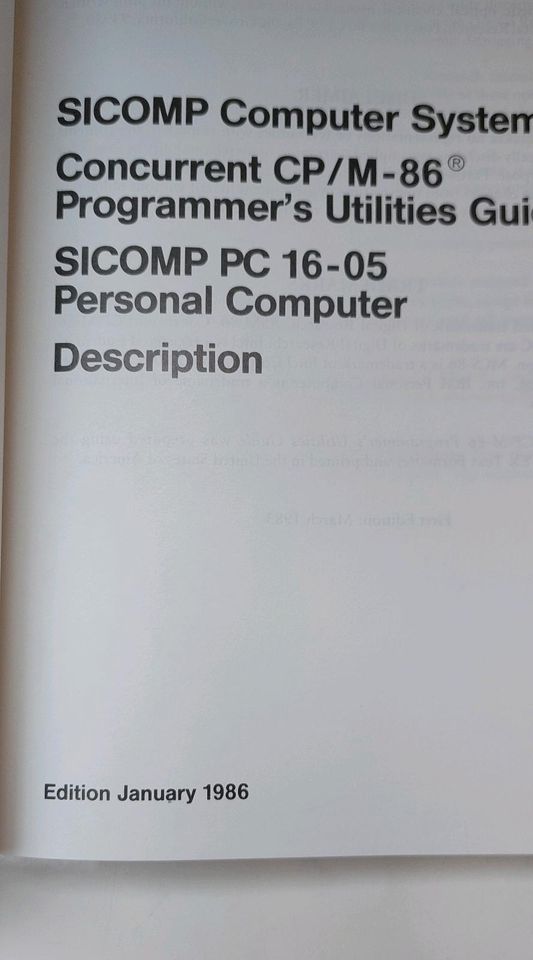 SAMMLERSTÜCK 1985! Sicomp PC 16-05 Disketten + Anleitung in Wolfsburg