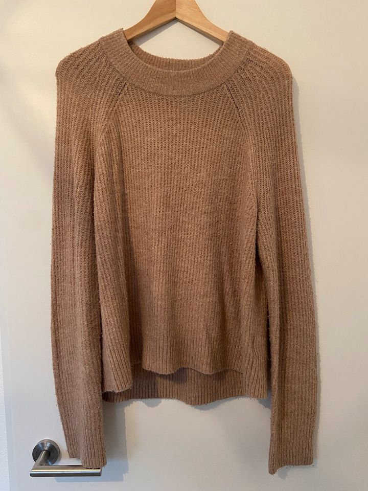 Strickpullover in beige/rosa in Pronsfeld