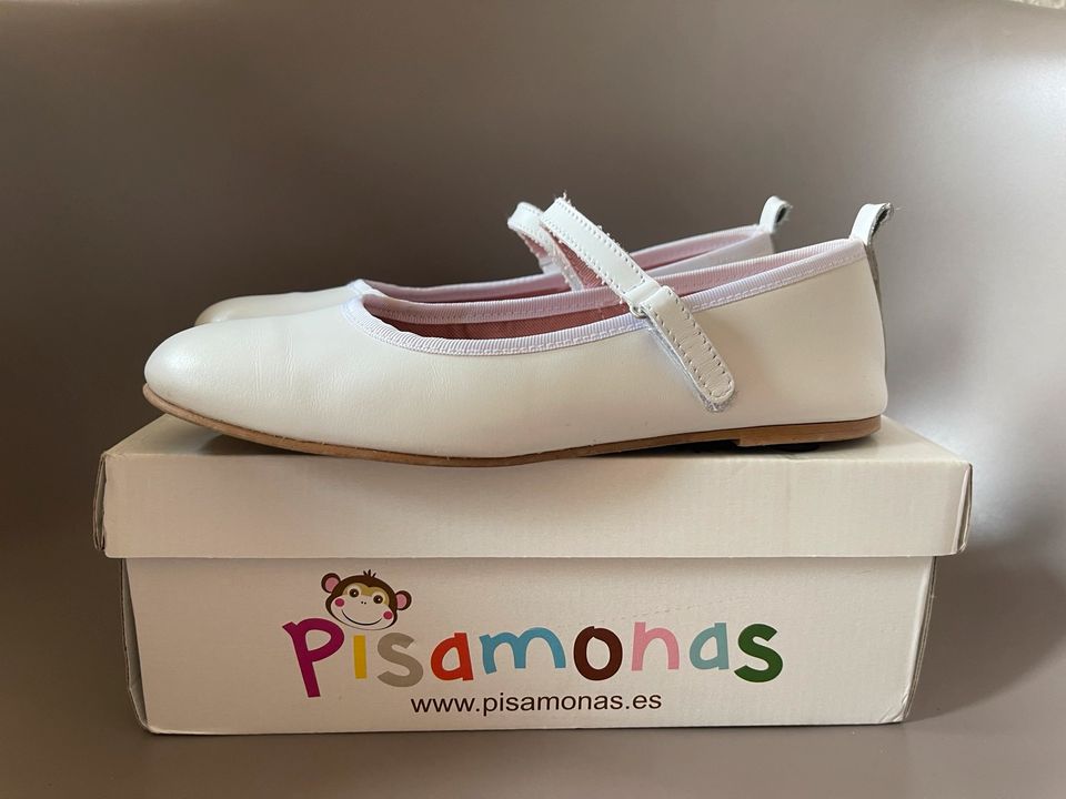 Pisamonas Ballerina weiß Größe 36 in Mönchengladbach