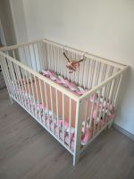 Kinderbett / Babybett höhenverstellbar inklusive Matratze WIE NEU Saarland - Bexbach Vorschau