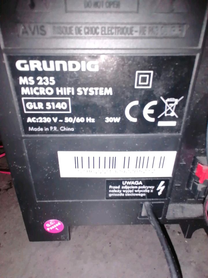 Grundig Ms 235 Mikro Anlage in Wickede (Ruhr)