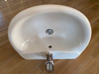 Waschbecken Badezimmer Grohe Armatur 46x54cm Waschtisch Nordrhein-Westfalen - Straelen Vorschau