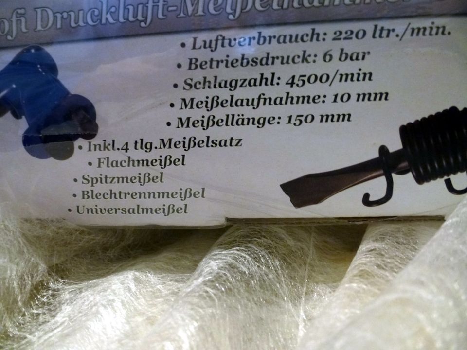 MAUK® Profi Druckluft Meißelhammer Set NEU OVP in Creußen