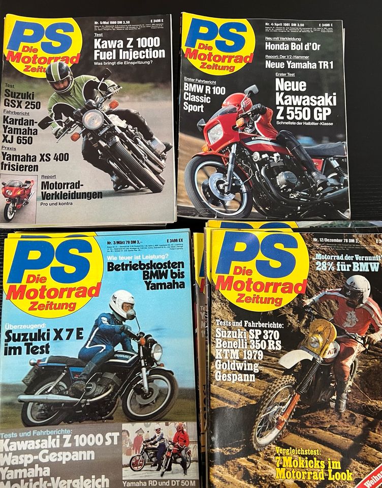 PS - Die Motorrad Zeitung (Sammlung - über 120 Zeitschriften) in Bellheim