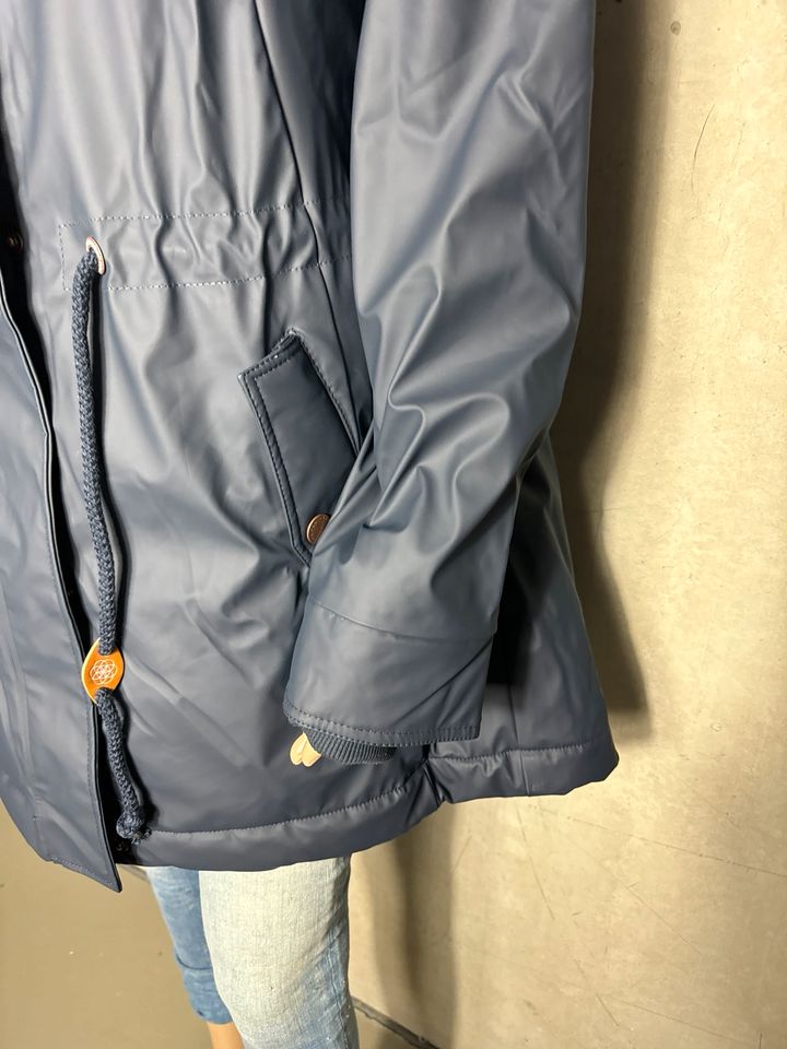 Ragwear vegan Regenmantel parka navy neu Gr 48 in Erlabrunn