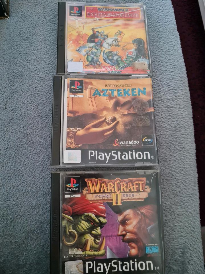 Playstation Ps1 Spiele Warcraft Warhammer Azteken in Berlin