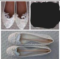 Brautschuhe Hochzeit Ballerinas neu Gr. 40 Sachsen - Strehla Vorschau