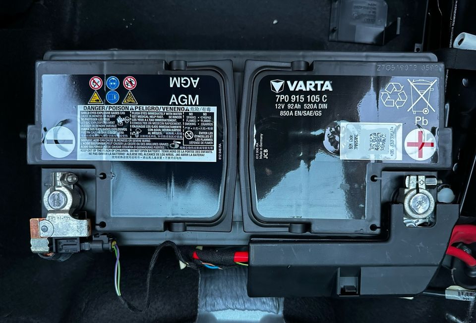 VARTA AGM Batterie 12V 92Ah 850A EN 7P0 915 105 C Audi A6 4G C7 in Hessen -  Lauterbach (Hessen), Ersatz- & Reparaturteile