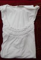 Dame Shirt weiß Bonita Viskose Bluse Kurzarm Ausschnittdeko Gr. L Berlin - Köpenick Vorschau