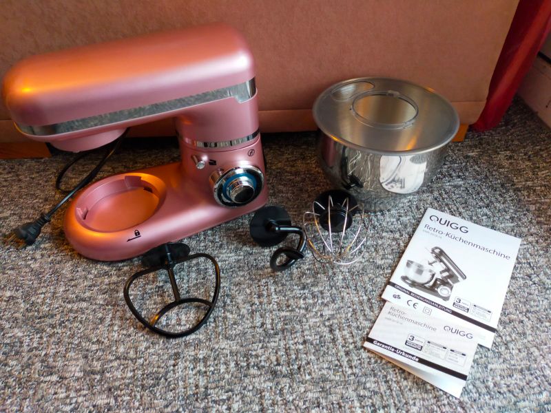 rosa Retro-Küchenmaschine von Quigg - KMR 2018.18 - wie neu in Berlin -  Lichtenberg | eBay Kleinanzeigen ist jetzt Kleinanzeigen