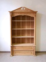 BÜCHERREGAL REGAL HOLZ NATUR WAND-STANDREGAL BÜCHERSCHRANK Sachsen - Werdau Vorschau