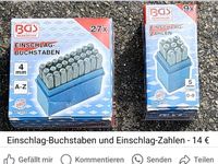 Einschlagbuchstaben und -zahlen Niedersachsen - Bodenwerder Vorschau