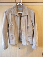 Leichte Wildlederoptik-Jacke beige Gr. 42 Hessen - Reinheim Vorschau