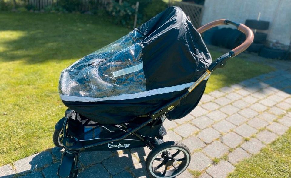 Emmaljunga Duo Combi  S Edge Outdoor Kinderwagen Kinderkarre in Kollmar