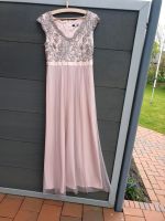 Abendkleid, Abiballkleid, lang, Mariposa, Größe 38, rosa-grau Nordrhein-Westfalen - Ibbenbüren Vorschau