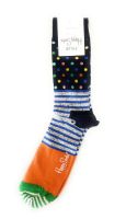 Happy Socks Stripes & Dots Orange Socken Größe 41-46 Baden-Württemberg - Offenburg Vorschau