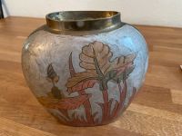 Vintage Vase Metall Emaillie Hamburg-Nord - Hamburg Fuhlsbüttel Vorschau