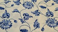 Laura Ashley Baumwollstoff Ming emperor blue Vintage Hessen - Wiesbaden Vorschau