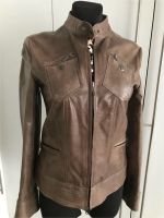 Lederjacke Jacke Bikerstyle Taupe Gr.38 Nordrhein-Westfalen - Elsdorf Vorschau