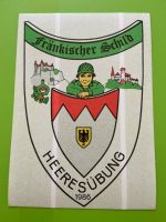 Aufkleber Bundeswehr Heeresübung Fränkischer Schild FRANKEN Bayern - Arnstein Vorschau