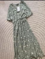 Kleid ❤️zara ❤️ neu boho Punkte Eukalyptus Salbei S Sachsen-Anhalt - Gräfenhainichen Vorschau
