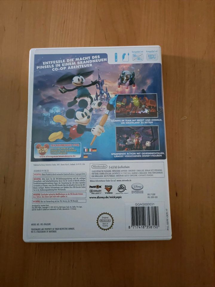 Wii Spiel - Disney Micky Epic - Die Macht der 2 in Quedlinburg