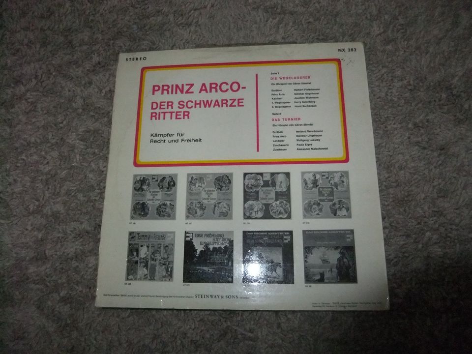 LP,Vinyl,Hörspiel,Prinz Arco - Der Schwarze Ritter in Henstedt-Ulzburg