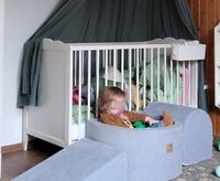 Baby Gitterbett mit Matratze Ikea Hensvik Bayern - Obernburg Vorschau
